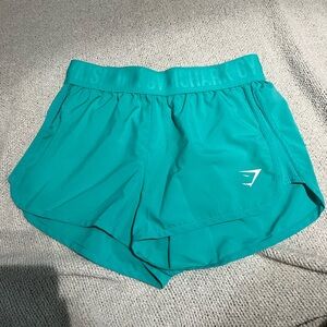Gymshark Loose Fit Training Shorts, Teal Blue, Small